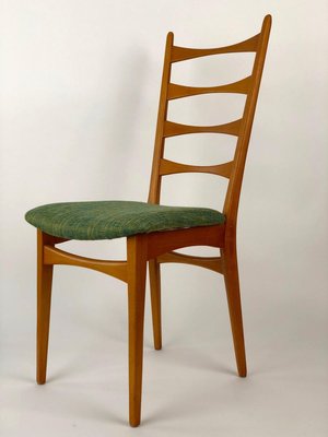 Mid-Century Danish Modern Ladder Back Dining Chairs, 1950s, Set of 6-BAF-763369