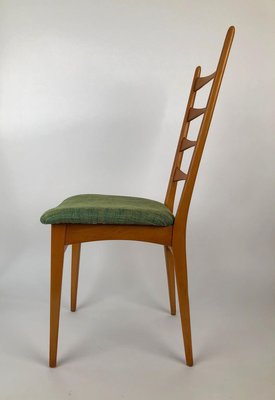 Mid-Century Danish Modern Ladder Back Dining Chairs, 1950s, Set of 6-BAF-763369