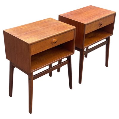 Mid-Century Danish Modern Nightstands, 1964, Set of 2-MXB-1762660