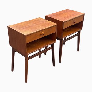 Mid-Century Danish Modern Nightstands, 1964, Set of 2-MXB-1762660