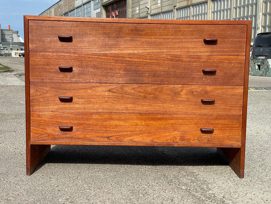 Mid-Century Danish Modern Teak Dresser attributed to Hans J. Wegner for RY Møbler, 1955