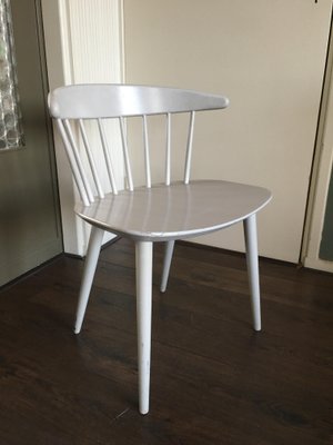 Mid-Century Danish Modern White Dining Chair by Ejvind Johansson for FDB, 1950s-DE-646799