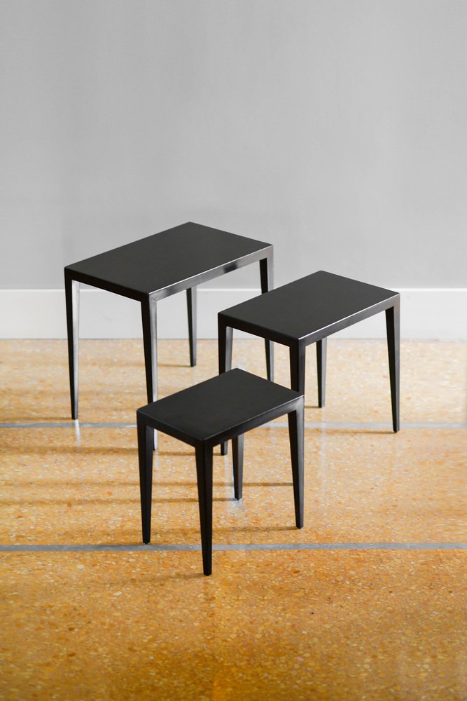 Mid-Century Danish Nesting Tables from Illums Bolighus, 1950s, Set of 3