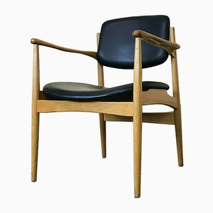 Mid-Century Danish Oak Armchair, 1960s-EJL-1063179