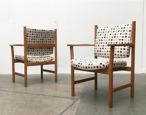 Mid-Century Danish Oak Armchairs by Kurt Østervig, Set of 2-UAH-872457