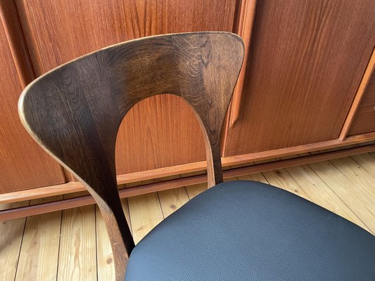 Mid-Century Danish Oak Desk Armchair by Niels Koefoed, 1960s-WSA-936823