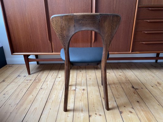 Mid-Century Danish Oak Desk Armchair by Niels Koefoed, 1960s-WSA-936823