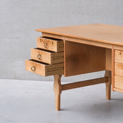 Mid-Century Danish Oak Desk attributed to Henning Kjaernulf-JRP-1764652