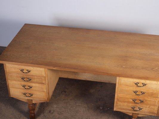 Mid-Century Danish Oak Desk attributed to Henning Kjaernulf, 1960s-QNP-1814743