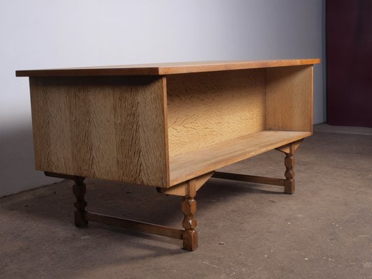 Mid-Century Danish Oak Desk attributed to Henning Kjaernulf, 1960s-QNP-1814743