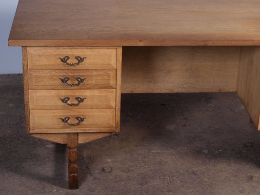 Mid-Century Danish Oak Desk attributed to Henning Kjaernulf, 1960s-QNP-1814743