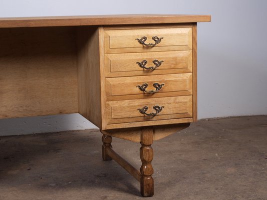 Mid-Century Danish Oak Desk attributed to Henning Kjaernulf, 1960s-QNP-1814743