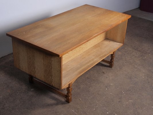 Mid-Century Danish Oak Desk attributed to Henning Kjaernulf, 1960s-QNP-1814743