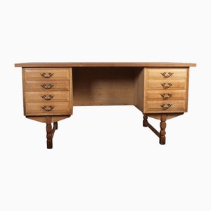 Mid-Century Danish Oak Desk attributed to Henning Kjaernulf, 1960s-QNP-1814743