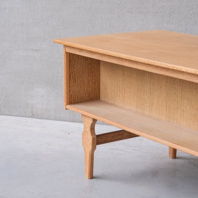 Mid-Century Danish Oak Desk attributed to Henning Kjaernulf-JRP-1764652