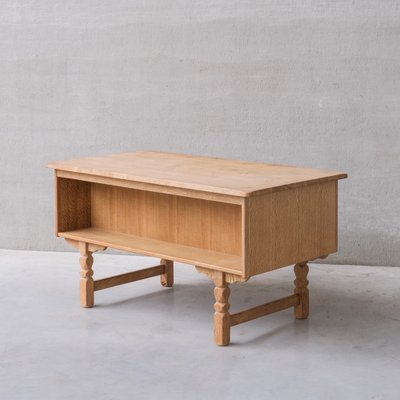 Mid-Century Danish Oak Desk attributed to Henning Kjaernulf-JRP-1764558