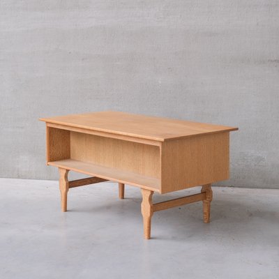 Mid-Century Danish Oak Desk attributed to Henning Kjaernulf-JRP-1764652