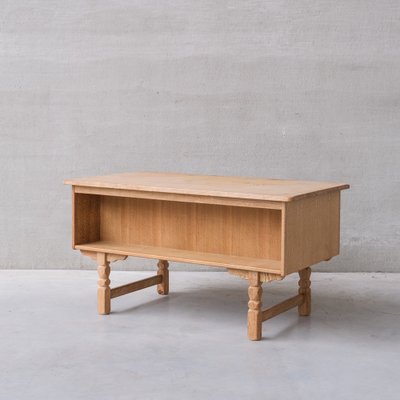 Mid-Century Danish Oak Desk attributed to Henning Kjaernulf-JRP-1764558