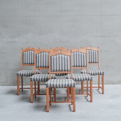 Mid-Century Danish Oak Dining Chairs, Set of 6-JRP-1774779