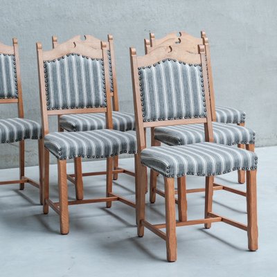 Mid-Century Danish Oak Dining Chairs, Set of 6-JRP-1774779