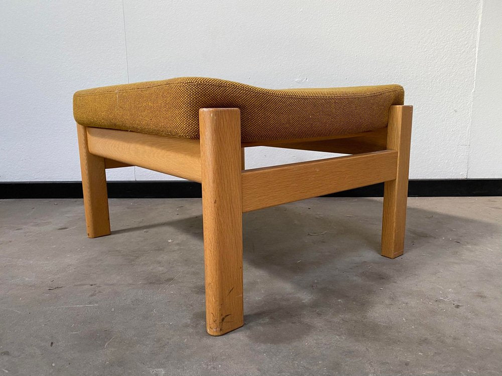 Mid-Century Danish Oak Foot Stool by Børge Mogensen for Fredericia Stolfabrik