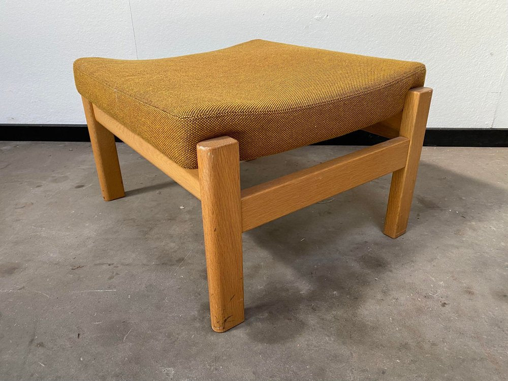 Mid-Century Danish Oak Foot Stool by Børge Mogensen for Fredericia Stolfabrik