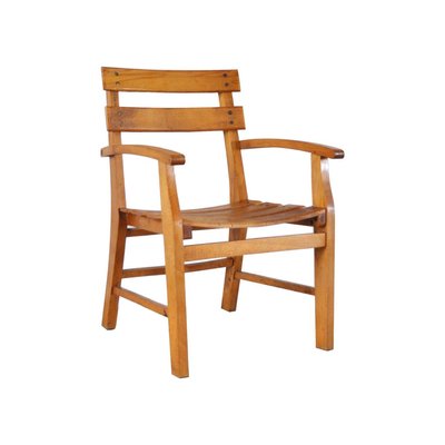 Mid-Century Danish Patinated Childrens Chair in Beech, 1950s-HPQ-1424963