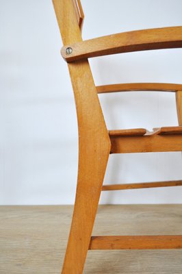 Mid-Century Danish Patinated Childrens Chair in Beech, 1950s-HPQ-1424963