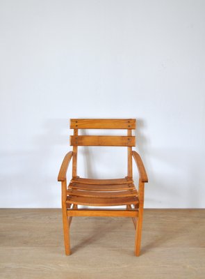 Mid-Century Danish Patinated Childrens Chair in Beech, 1950s-HPQ-1424963