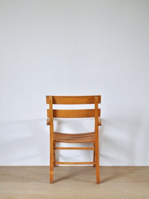 Mid-Century Danish Patinated Childrens Chair in Beech, 1950s-HPQ-1424963