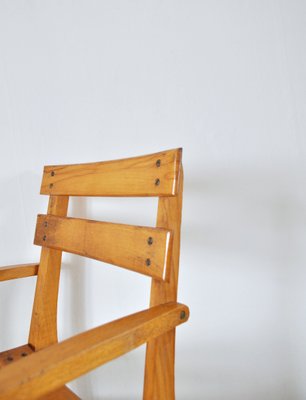 Mid-Century Danish Patinated Childrens Chair in Beech, 1950s-HPQ-1424963