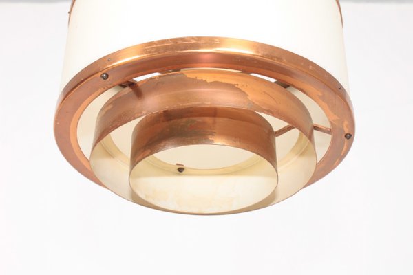 Mid-Century Danish Pendant in Copper-FK-945051