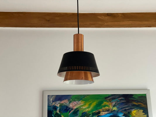 Mid-Century Danish Pendant Lamp by Jo Hammerborg for Fog Mørup, 1960s