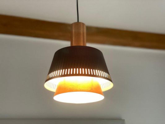 Mid-Century Danish Pendant Lamp by Jo Hammerborg for Fog Mørup, 1960s-WSA-1063448