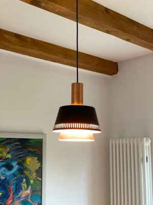 Mid-Century Danish Pendant Lamp by Jo Hammerborg for Fog Mørup, 1960s-WSA-1063448