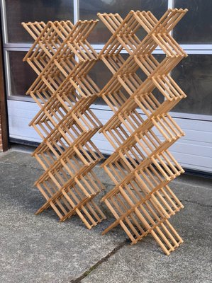 Mid-Century Danish Pine Rack in the style of Thorvald Lissau, 1970s-GON-1421560