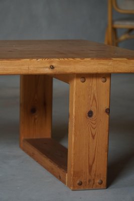 Mid-Century Danish Pine Rectangular Coffee Table, 1960s-MXF-1385307