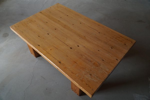 Mid-Century Danish Pine Rectangular Coffee Table, 1960s-MXF-1385307