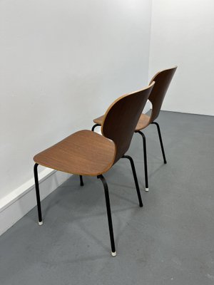 Mid-Century Danish Plywood Chairs, 1950s, Set of 2-JWH-1790893