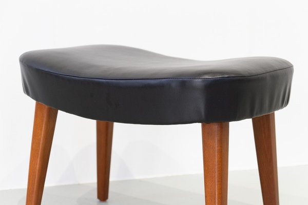 Mid-Century Danish Pragh Stool by Madsen & Schubell, 1950s.-WIX-1801449