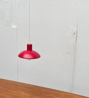 Mid-Century Danish Red Model 728 Pendant Lamp from Horn, 1960s-UAH-1704485