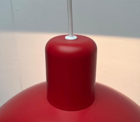 Mid-Century Danish Red Model 728 Pendant Lamp from Horn, 1960s-UAH-1704485