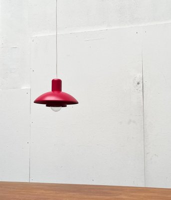 Mid-Century Danish Red Model 728 Pendant Lamp from Horn, 1960s-UAH-1704485