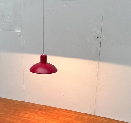 Mid-Century Danish Red Model 728 Pendant Lamp from Horn, 1960s-UAH-1704485