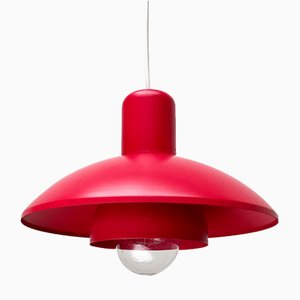 Mid-Century Danish Red Model 728 Pendant Lamp from Horn, 1960s-UAH-1704485