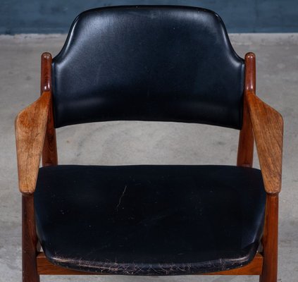 Mid-Century Danish Rosewood Armchair by Arne Vodder, 1960s-ZGQ-768946