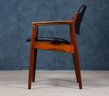 Mid-Century Danish Rosewood Armchair by Arne Vodder, 1960s-ZGQ-768946