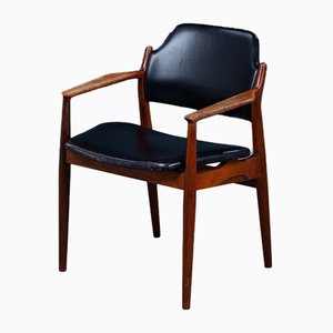 Mid-Century Danish Rosewood Armchair by Arne Vodder, 1960s-ZGQ-768946