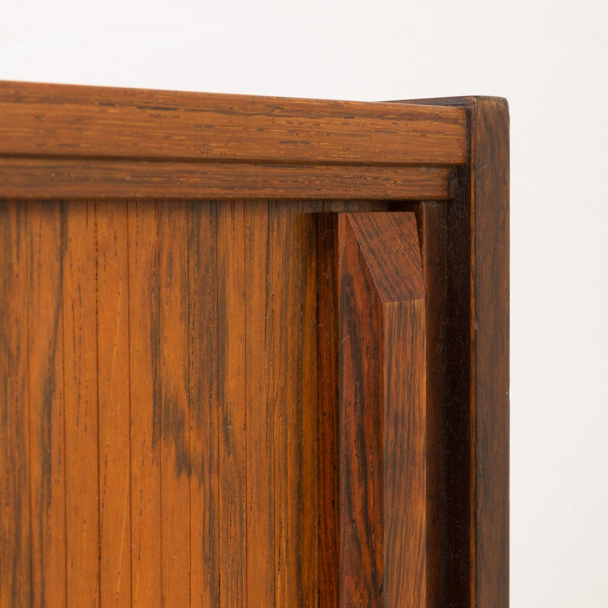 Mid-Century Danish Rosewood Bar Cabinet with Tambour Door, 1960s