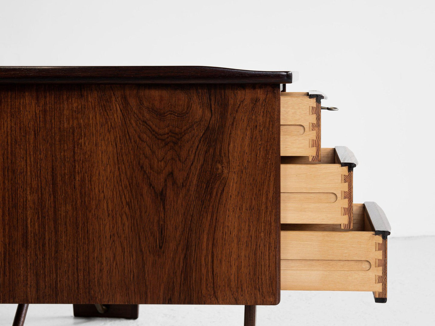 Mid-Century Danish Rosewood Boomerang Desk by Peter Løvig Nielsen, 1960s